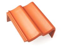 Braas Doppel-S Pult-Giebelstein rechts (5204585) Star Matt klassisch-rot