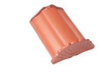 Braas Sattelfirstanfang K Muschelscheibe (7502003) kupferrot