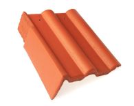 Braas Frankfurter Pfanne Protegon Giebelstein Ausstich 110 mm links (5121385) Protegon Matt klassisch-rot