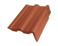 Braas Frankfurter Pfanne Protegon Giebelstein Ausstich 88 mm rechts (5121084) Protegon Matt ziegelrot