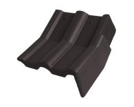 Braas Frankfurter Pfanne Protegon Knick-Giebelstein rechts (5127383) Protegon Matt granit