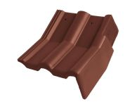 Braas Frankfurter Pfanne Protegon Knick-Giebelstein rechts (5127378) Protegon Matt kupfer