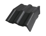 Braas Frankfurter Pfanne Protegon Mansard-Giebelstein rechts (5126380) Protegon Matt schiefergrau