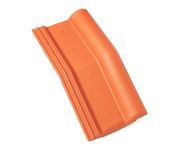 Braas Frankfurter Pfanne Protegon halber Mansardstein (5126285) Protegon Matt klassisch-rot