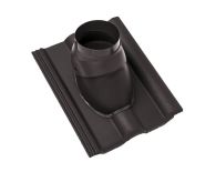 Braas Frankfurter Pfanne DuroVent Premium Abgasdurchgang (5138783) Protegon Matt granit