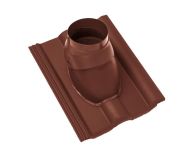 Braas Frankfurter Pfanne DuroVent Premium Abgasdurchgang (5138778) Protegon Matt kupfer