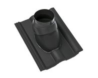 Braas Frankfurter Pfanne DuroVent Premium Abgasdurchgang (5138780) Protegon Matt schiefergrau