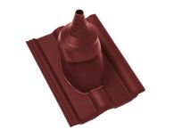 Braas Frankfurter Pfanne DuroVent Premium Antennendurchgang (5139192) Protegon Matt bordeaux