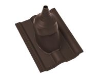 Braas Frankfurter Pfanne DuroVent Premium Antennendurchgang (5139187) Protegon Matt dunkelbraun