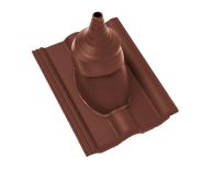 Braas Frankfurter Pfanne DuroVent Premium Antennendurchgang (5139178) Protegon Matt kupfer