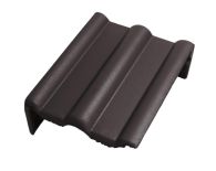 Braas Frankfurter Pfanne Protegon Pult-Giebelstein links (5123483) Protegon Matt granit