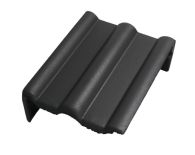 Braas Frankfurter Pfanne Protegon Pult-Giebelstein links (5123480) Protegon Matt schiefergrau