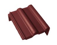 Braas Frankfurter Pfanne Protegon Pult-Giebelstein rechts (5123392) Protegon Matt bordeaux