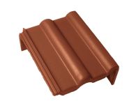 Braas Frankfurter Pfanne Protegon Pult-Giebelstein rechts (5123384) Protegon Matt ziegelrot