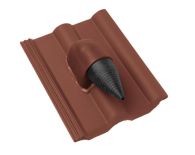 Braas Frankfurter Pfanne DuroVent Premium Solardurchgang (5129378) Protegon Matt kupfer