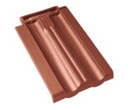 Braas Granat 11V Doppelwulstziegel (8510406) Seidenmatt Kastanie