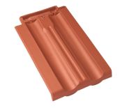 Braas Granat 11V Doppelwulstziegel (8510403) Matt Kupferrot