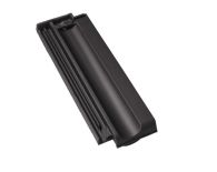 Braas Granat 11V Halber Flächenziegel (8500208) Matt Anthrazit