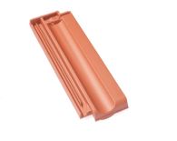 Braas Granat 11V Halber Flächenziegel (8500200) Matt Naturrot