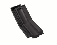 Braas Granat 11V Halber Knickziegel (8514608) Matt Anthrazit