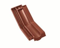 Braas Granat 11V Halber Knickziegel (8514606) Seidenmatt Kastanie