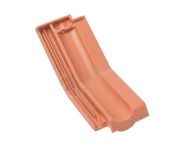 Braas Granat 11V Halber Knickziegel (8514600) Matt Naturrot