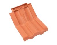 Braas Granat 11V Knick-Doppelwulstziegel (8514800) Matt Naturrot