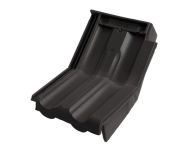 Braas Granat 11V Knick-Ortgangziegel rechts (8514308) Matt Anthrazit