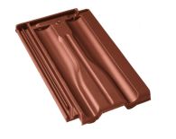 Braas Granat 11V Lüfterziegel (8509506) Seidenmatt Kastanie