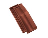 Braas Granat 11V Halber Mansardziegel (8514706) Seidenmatt Kastanie
