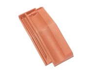 Braas Granat 11V Halber Mansardziegel (8514700) Matt Naturrot