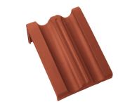 Braas Granat 11V Pult-Doppelwulstziegel (8512603) Matt Kupferrot