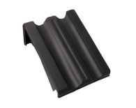 Braas Granat 11V Pultortgangziegel links (8512508) Matt Anthrazit