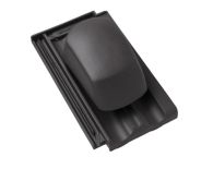 Braas Granat 11V Ton-Sanilüfter (8529008) Matt Anthrazit