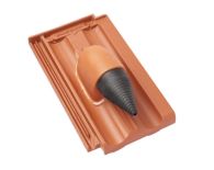 Braas Granat 11V Ton-Solar-/Kabeldurchgang (8529300) Matt Naturrot