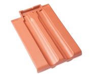 Braas Granat 13V Doppelwulstziegel (8410400) Matt Naturrot