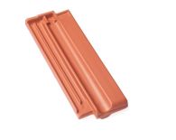 Braas Granat 13V Halber Ziegel (8400200) Matt Naturrot