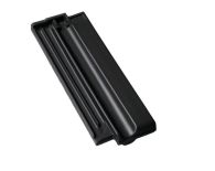 Braas Granat 13V Halber Ziegel (8400214) Seidenmatt Tiefschwarz