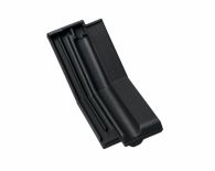 Braas Granat 13V Halber Knickziegel (8414114) Seidenmatt Tiefschwarz