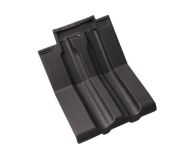 Braas Granat 13V Knick-Doppelwulstziegel (8414808) Matt Anthrazit