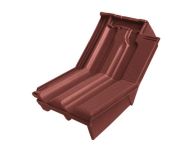 Braas Granat 13V Knick-Ortgangziegel rechts (8414311) Seidenmatt Rotbuche