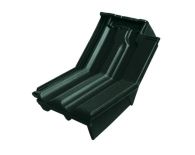 Braas Granat 13V Knick-Ortgangziegel rechts (8414310) Hochglanz Tanne