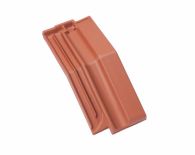Braas Granat 13V Halber Mansardziegel (8415100) Matt Naturrot