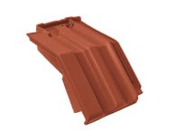 Braas Granat 13V Mansard-Ortgangziegel links (8415403) Matt Kupferrot