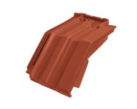 Braas Granat 13V Mansard-Ortgangziegel rechts (8415303) Matt Kupferrot