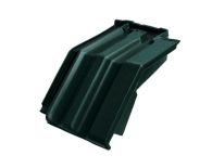 Braas Granat 13V Mansard-Ortgangziegel rechts (8415310) Hochglanz Tanne