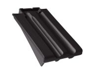 Braas Granat 13V Ortgangziegel links (8410108) Matt Anthrazit