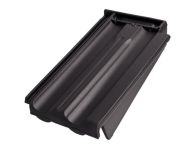 Braas Granat 13V Ortgangziegel rechts (8410008) Matt Anthrazit