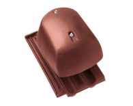 Braas Granat 13V DuroVent Premium Lüfter DN 150 (8428111) Seidenmatt rotbuche