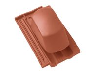 Braas Granat 13V Ton-Sanilüfter (8429003) Matt Kupferrot